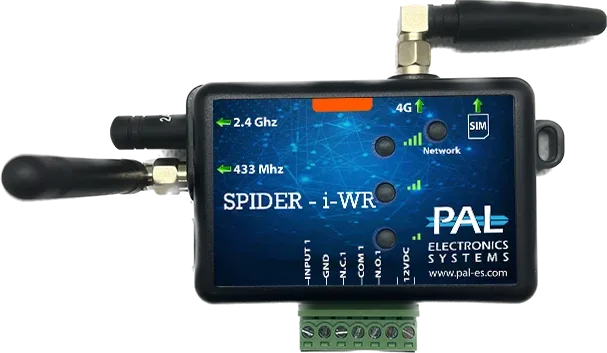 בקר סלולרי חכם לפתיחת שערים תומך בשלטים SPIDER-i-WR
